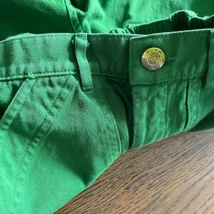 Big Bud Press Lawn Green Unisex/Women's Pencil Pants Size Small